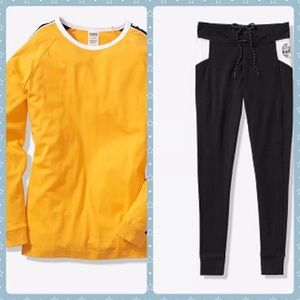 New VICTORIA'S SECRET PINK Shirt And Leggings 2pc